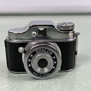 Vintage SHALCO Subminiature Spy Camera Made in Japan with Case and Instructions